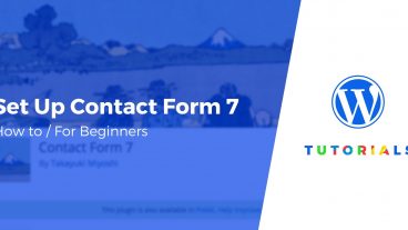ওয়ার্ডপ্রেসে কিভাবে কন্টাক্ট ফরম ৭ সেটআপ করবেন?
