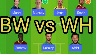 wh vs bw go11 play prediction