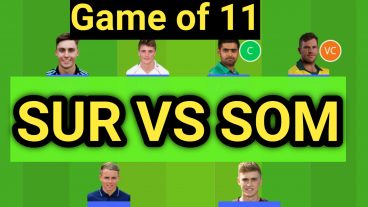 SUR VS SOM GO11 TEAM MAKING PREDUCTION