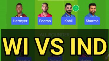 WI VS IND GO11 PLAY PREDICTION