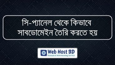 আপনার ওয়েবসাইটে হোস্টিং সি-প্যানেল থেকে কিভাবে সাবডোমেইন তৈরি করতে হয়