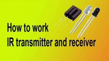 How to work IR transmitter and receiver