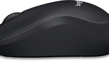 Simple Logitech M165 Wireless Mouse Black