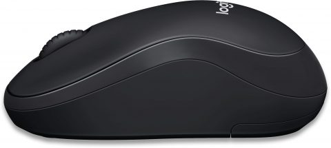 Simple Logitech M165 Wireless Mouse Black