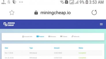 Live পেমেন্ট প্রুফসহঃ যাদের কয়েনবেস আছে তাদের জন্যে সুখবর মাইনিং সাইটে কাজ করে ৭ দিনে ১৬ ডলার আয়ের সুযোগ