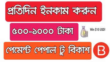 প্রতিদিন ৫০০-১০০০ টাকা ইনকাম করুন