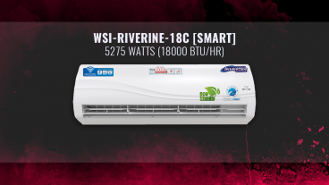 WSI-RIVERINE-18C [Smart]: টুইন ফোল্ড ইনভার্টার প্রযুক্তির দেড় টনের স্মার্ট এসি