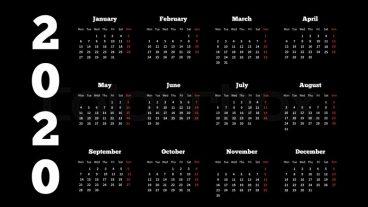 New Year Calendar 2020 নতুন বছরের ক্যালেন্ডার বাংলাদেশি ছুটির দিনসহ সবার আগে নিন