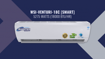 ইন্টেলিজেন্ট ইনভার্টার প্রযুক্তির দেড় টনের অত্যাধুনিক ভেঞ্চুরি স্মার্ট এসি