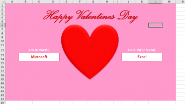 Microsoft Excel দিয়ে ফ্রি তে বানিয়ে নিন Love Calculator