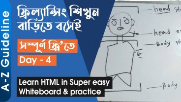 Day 4 – HTML সব থেকে সহজ ভাবে, একবার দেখলে আজীবন মনে থাকবে