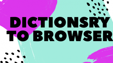 ওয়েব ব্রাউজিং এখন আরো স্মার্ট করুন ব্রাউজারে ডিকশনারি যোগ করে This is for computer only