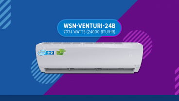বিদ্যুৎ সাশ্রয়ী এবং আইওনাইজার প্রযুক্তির ২ টনের নতুন এসি : WSN-VENTURI-24B