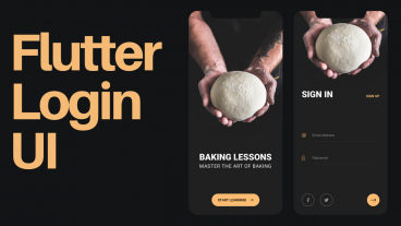 Flutter দিয়ে করা চমৎকার একটি মোবাইল এপ – Welcome and Login Page