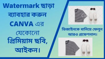 How to use Canva premium elements free In bangla