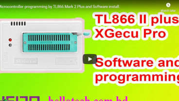 Microcontroller programming  by TL866 Mark 2 Plus and  Software install