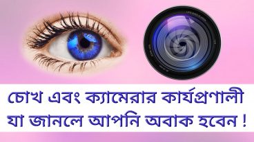 চোখ এবং ক্যামেরার কার্যপ্রণালী, যা জানলে আপনি অবাক হবেন
