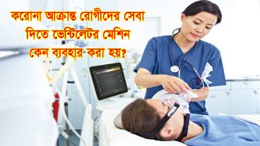 করোনা আক্রান্ত রোগীদের সেবা দিতে ভেন্টিলেটর মেশিন কেন ব্যবহার করা হয়?