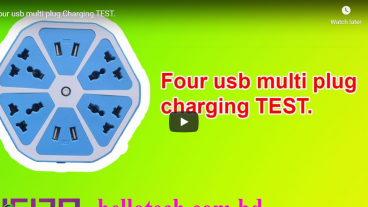 Four usb multi plug Charging TEST