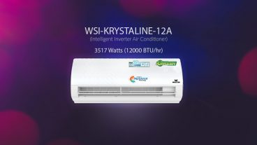 WSI-KRYSTALINE-12A : আইওনাইজার এবং ইন্টেলিজেন্ট ইনভার্টার প্রযুক্তি নিয়ে নতুন ১টনের এসি