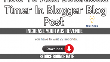 How To Add Download Timer In Blogger