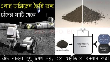 এবার অক্সিজেন তৈরি হচ্ছে চাঁদের মাটি থেকে
