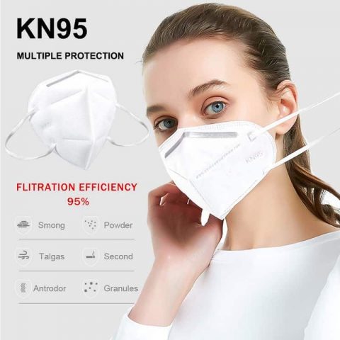 MCCONS KN95 FACE MASK NON MEDICAL5 LAYER–5 PCS