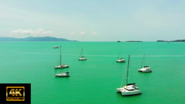 Aerial View Of The Ocean 4K Video