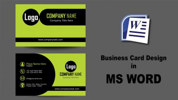 How to Make Business Cards in Word  Business Card in Word