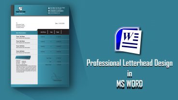 How to Create Letterhead in Word  How to Make a Letter Pad