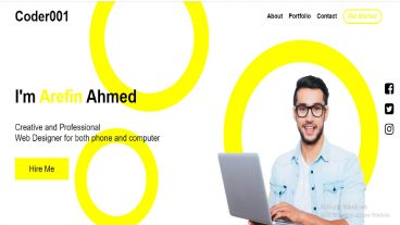 আপনার পোর্টফোলিও ওয়েবসাইট তৈরী করুন এখনি