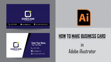 how to make visiting card, how to make name card, Visiting card logo