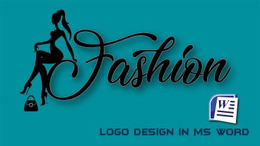 How to Make Beautiful Fashion Logo in Word?  Logo in Word  Fashion Logo in Word