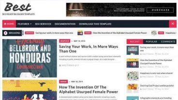 ২৫ ডলারে অসাধারণ একটি Dark Version প্রিমিয়াম ব্লগার টেমপ্লেট ফ্রিতে ডাউনলোড করে নিন