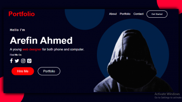 একটি portfolio website তৈরী করুন এখনি