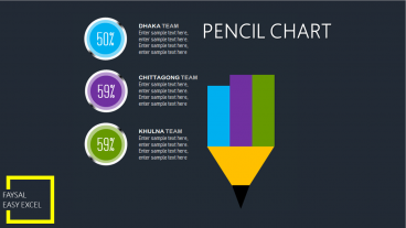 পেন্সিল চার্ট! একদম সিম্পল কিন্তু আকর্ষণীয়