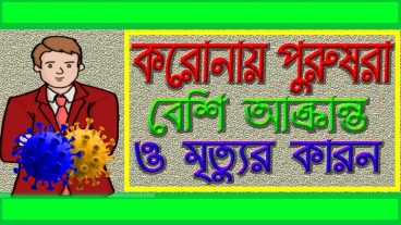 করোনায় কেন পুরুষরা বেশি আক্রান্ত ও মৃতু হয় বেশি