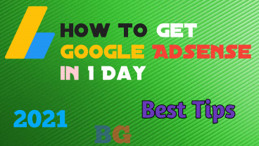 How To Get Google Adsense Approve In 1Day Blog Gallery English