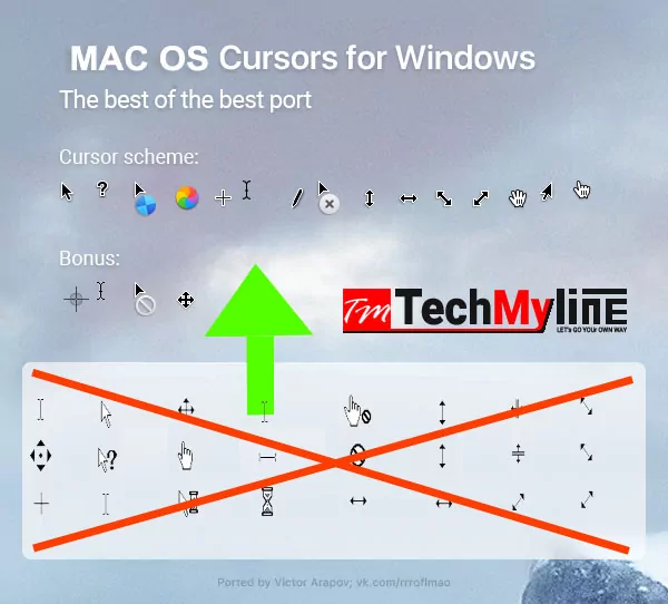 Windows এর Default Mouse Cursor পরিবর্তন করে Mac OS এর মতো করুন খুব সহজেই