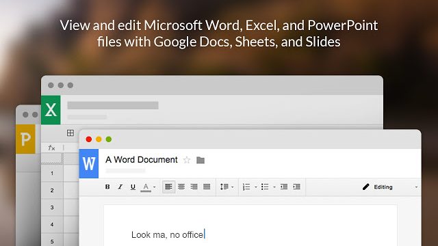 office editor for docs, sheet, excel