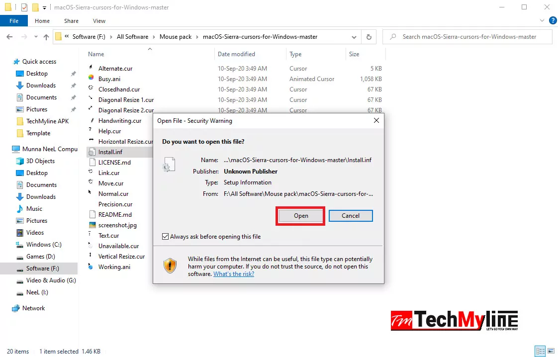 How To Get Mac Mouse Pointer-Cursor in Windows OS TechMyline 4
