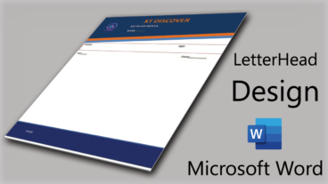 How to Make Letterhead Design in Microsoft Word 2013 MS W PADXT Discover Letterhead Design 2020