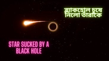 artistic animation of stars sucked by a black hole  Death by spaghettiation  LTTBNews