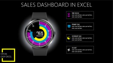 সেলস ড্যাশবোর্ড : এক্সেল এ নিজে নিজে শিখুন