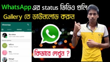 হোয়াটসঅ্যাপের স্ট্যাটাস ভিডিও কিভাবে ফোনের গ্যালারিতে ডাউনলোড করবেন? অধিকাংশ লোক জানে না এটি