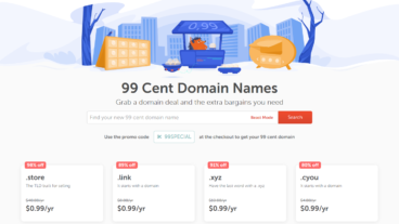 ১ ডলারের কম মূল্যে ডোমেইন কিনুন
