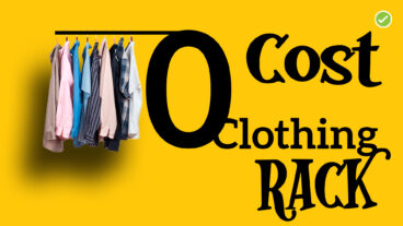 কোন খরচ ছাড়াই, কাপড়ের জন্য রেক তৈরি করুন ✔