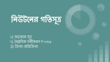 বিজ্ঞানী নিউটনের গতির তিনটি সূত্র