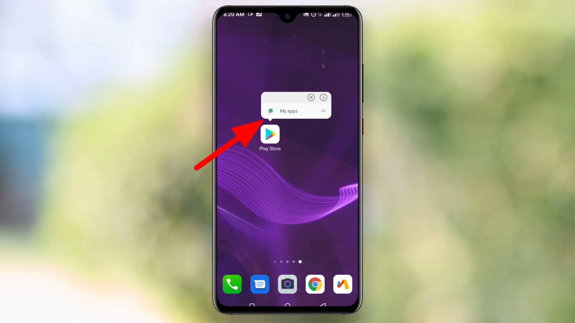 App library shortcut