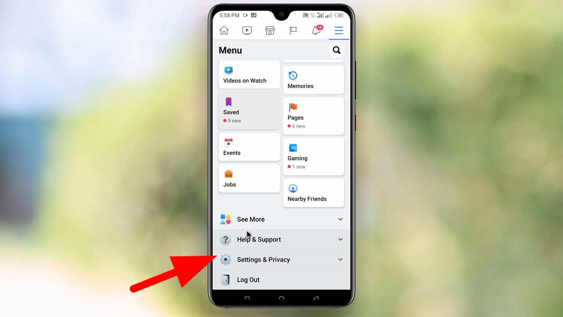Facebook setting & privacy